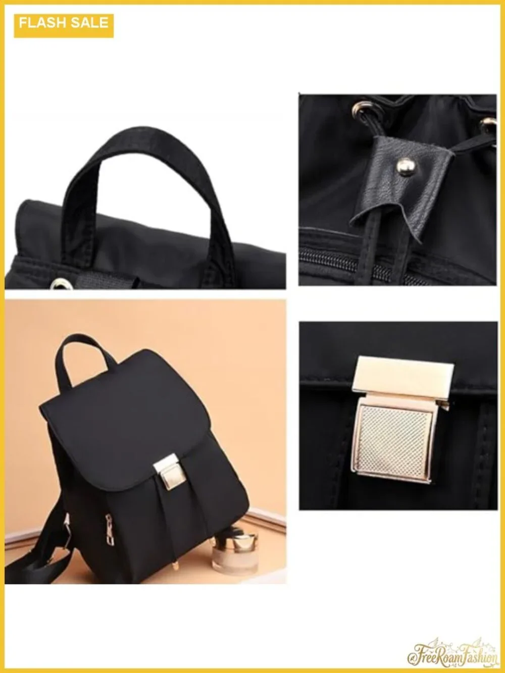 Women's Nylon Mini Backpack Purse Lightweight Travel Daypack